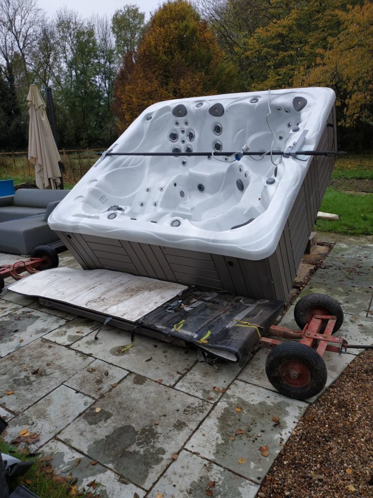 Hot Tub Transport Hot Tub Relocation from Sheffield to Cumbria