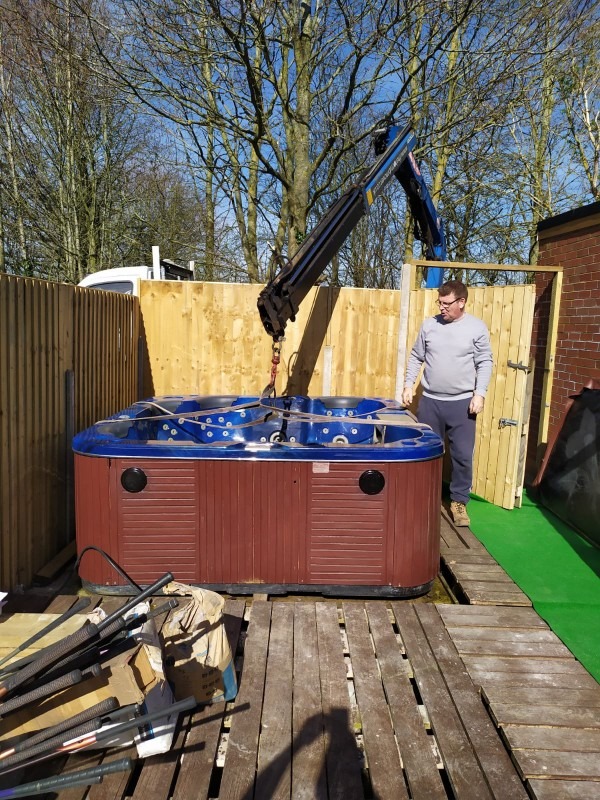 Move A Hot Tub - How To