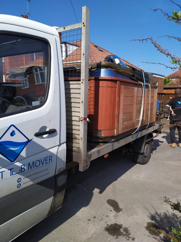 Hot Tub Mover Our Truck The Hot Tub Mover Hot Tub Transport and