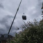 Hot Tub Relocation - With A Massive Crane