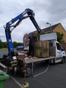 Hot Tub Transport - Wooden Hot Tub - West Yorkshire to Staffordshire