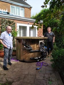 Hot Tub Transport - Wooden Hot Tub - West Yorkshire to Staffordshire