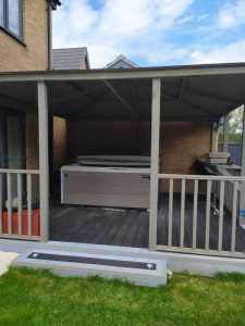 Hot Tub in a Gazebo - The Hot Tub Mover