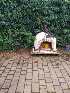 Hot Tub Move - We Move A Pizza Oven 3 Pizza Oven - ready to be lifted - The Hot Tub Mover