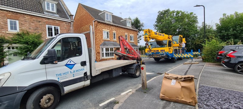 Hot Tub Relocation with Crane in Harrogate 3 Hot Tub Relocation with Crane in Harrogate