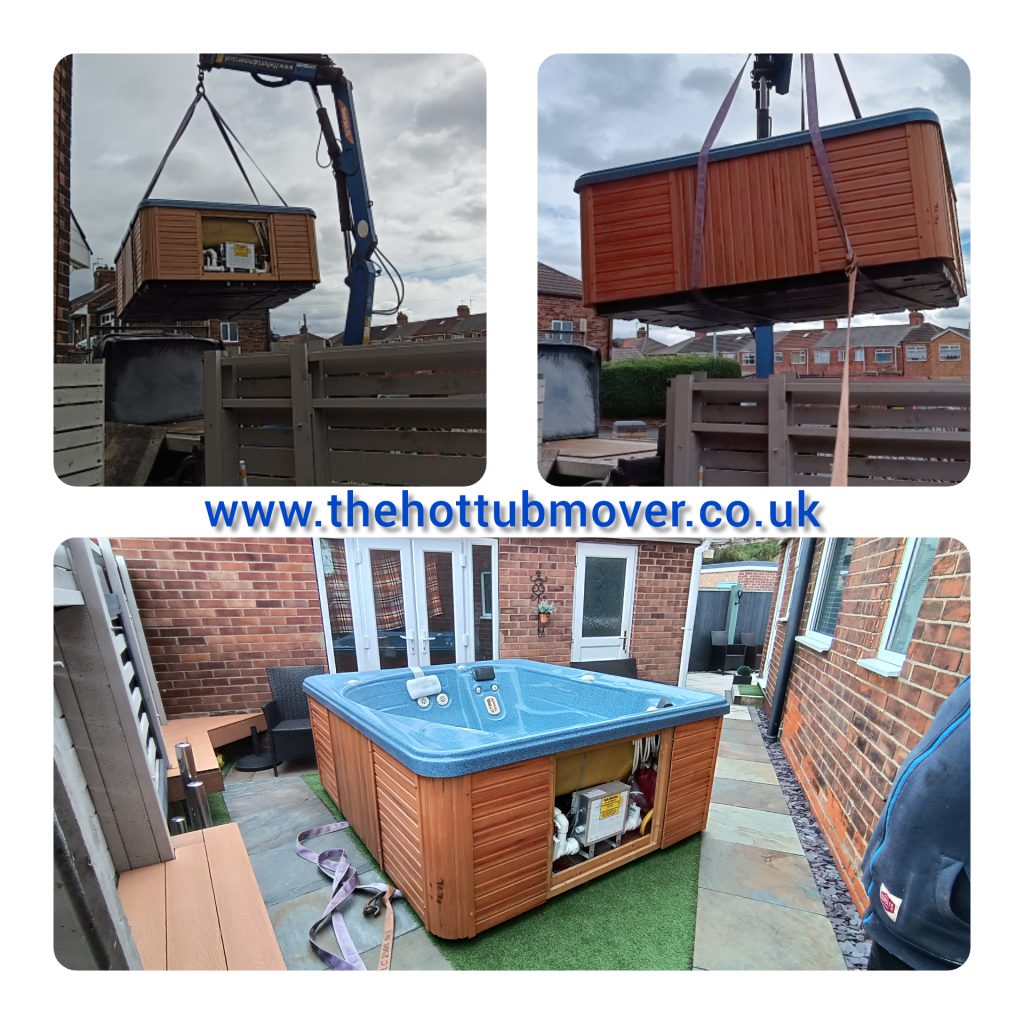 Hot tub relocation in Hull