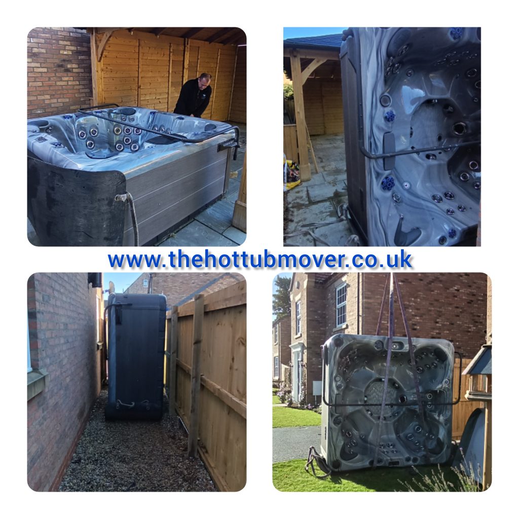 Hot tub relocation in Thirsk North Yorkshire
